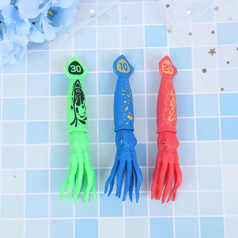 

Octopus Torpedo Rocket Throwing Toy Pool Game Toy Seaweed Grass Swimming Pool Summer Beach Sticks Toys For Children
