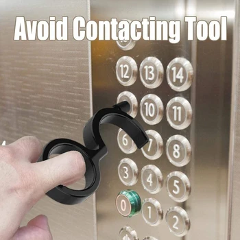 

Hygiene Hand Clean Key No-Press Door Opener & Closer Stylus Keep Hands Clean for Push the Elevator Button