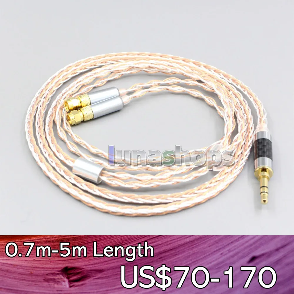 LN006917 XLR 6 5 мм 4 2 800 провода серебристый + OCC кабель для наушников HiFiMan HE400 HE5 HE6 HE300 HE4