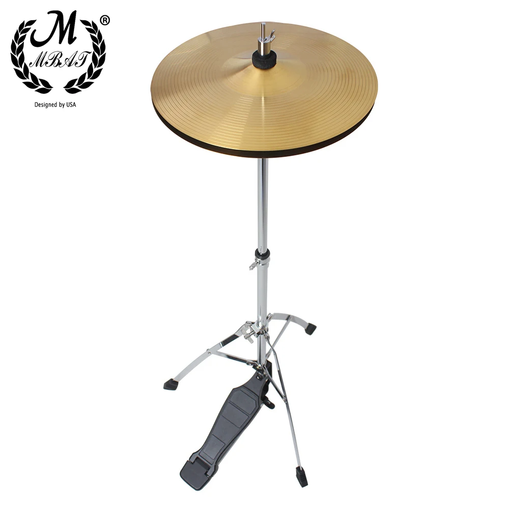 M Mbat 10 Pcs/set Drum Set Cymbal Felt Pad Percussion Instrument Accessories Black Drum Slices