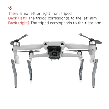 

Gimbal Guard Heighten Leg Extended Landing Gear Set with Shock Absorber for DJI Mavic Air 2 Skid Anti-Collision Protector