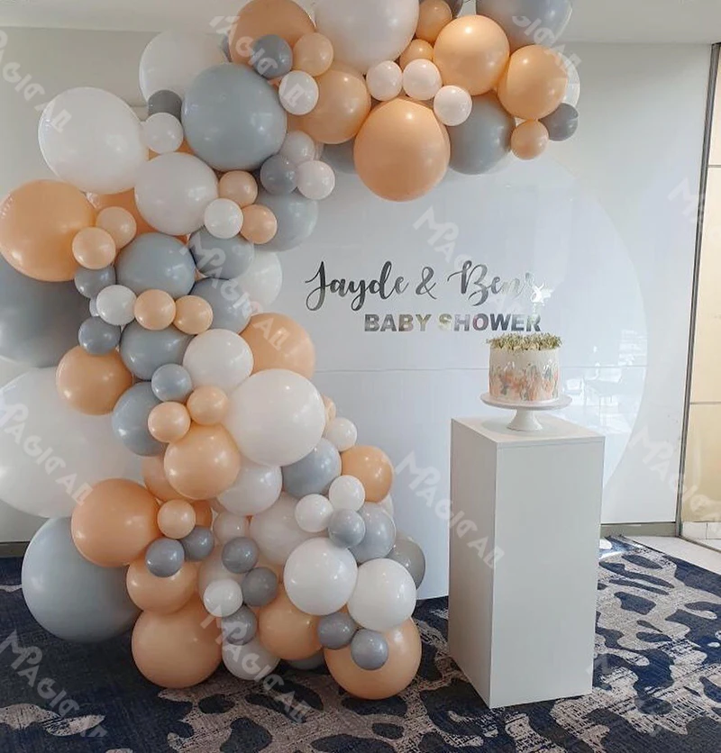 118pcs Diy Pastel Latex Balloons Arch White Cream Peach Balloon Garland Kit Grey Globos Wedding Birthday Baby Shower Party Decor Ballons Accessories Aliexpress 118pcs Diy Pastel Latex Balloons Arch White Cream Peach Balloon Garland Kit Grey Globos Wedding Birthday Baby Shower Party Decor Ballons Accessories Aliexpress