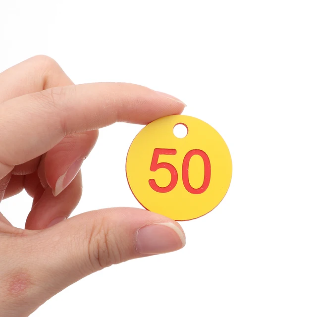 20/50/100Db Abs Szám Tag -Ruházat Címke Farm Méhész Eszköz Számozott Állati Tenyésztéshez Méhészet Farmkert - Image 5