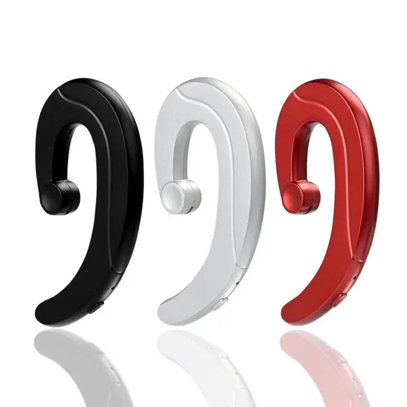 1PC Wireless Headphone Bluetooth Earphone Ear Hook Sports Stereo Headset For iPhone Android Bone Conduction Earphone