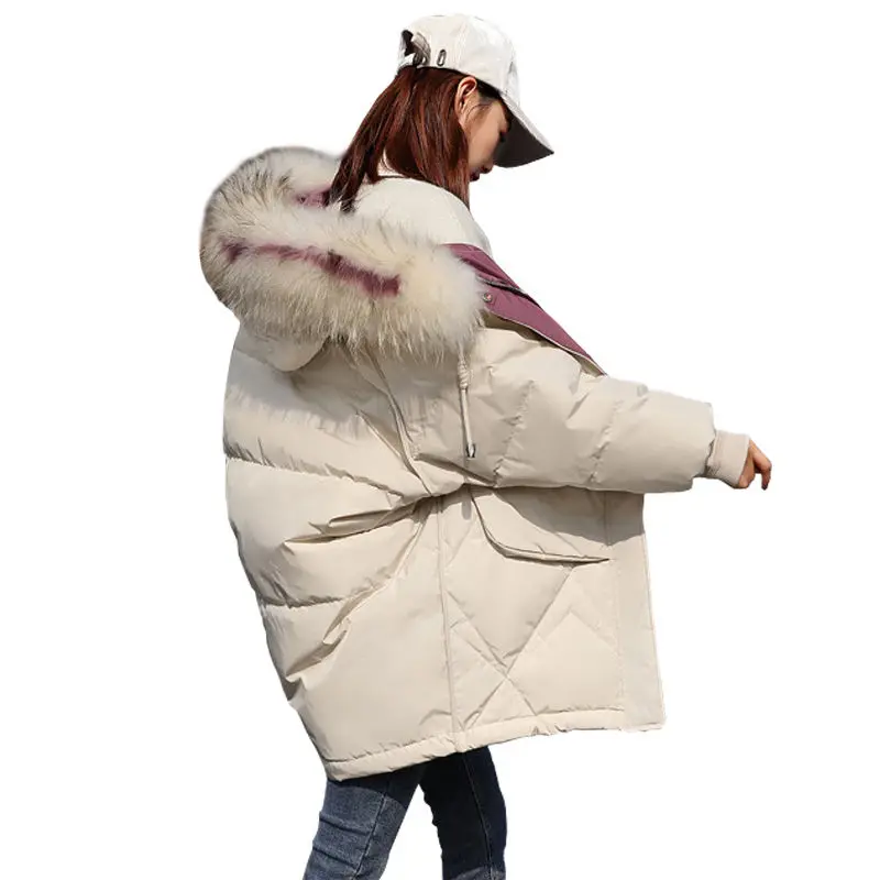 

New Arrival Winter Jacket Women Hooded Warm Outwear Female Coat Long Parka Thicken Cotton Padded Ladies Casual Coats D279