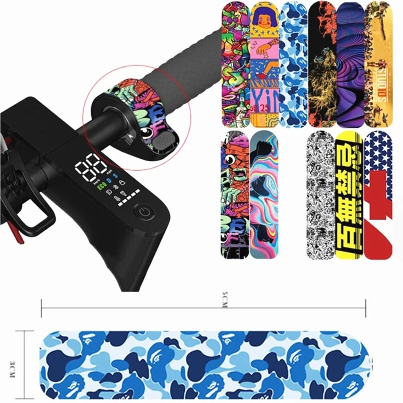 

For Xiaomi Electric Scooter Modification Sticker for M365 1s Pro 2 G30LP Waterproof Throttle Finger Sticker Scooter Accessories