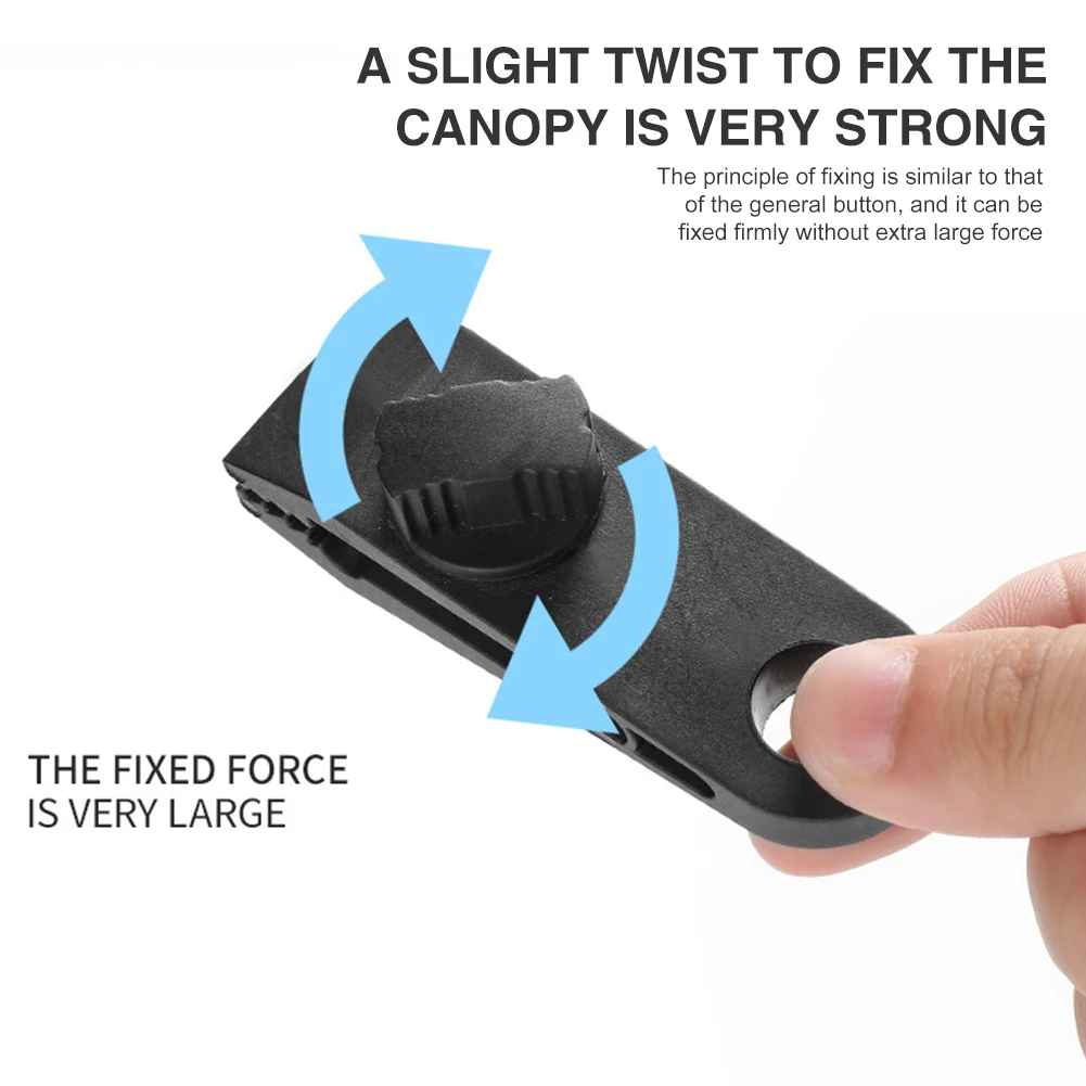 Nylon Outdoor Tent Windproof Clamp Tighten Strengthen Canopy Awning Clip Tent Fixed Buckle 1/10/20pcs Camping Tools