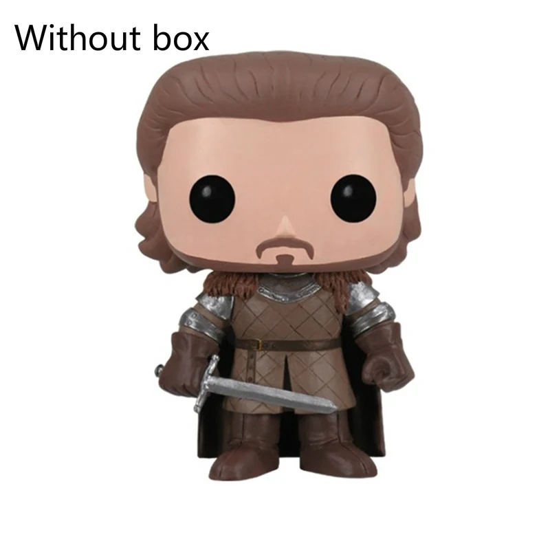 Arya stark Funko pop игра ThronesJon Snow daeneris Targaryen Drogon модель Фигурка Коллекционная модель игрушки для подарка аниме фигурка - Цвет: 08 without box