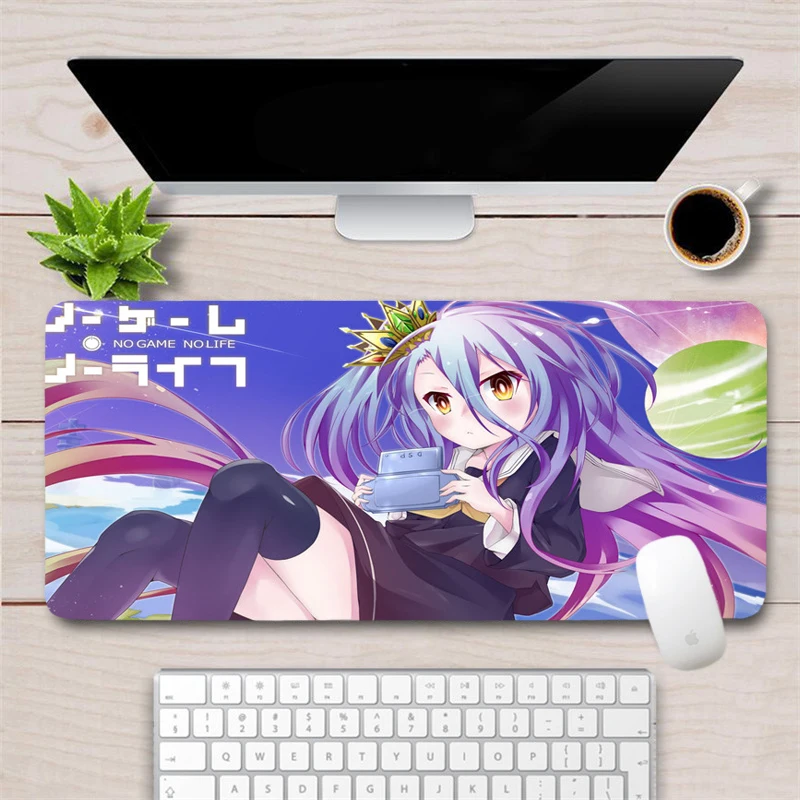 Коврик для мыши NO Game No Life Anime 60x30 см большой резиновый коврик долговечной игры с