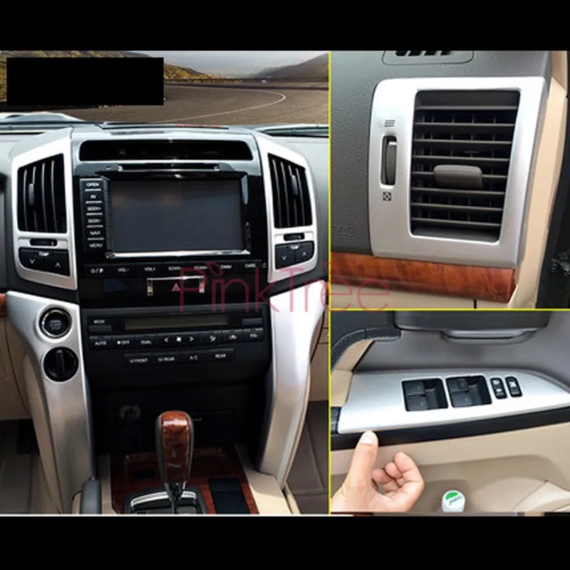 Для Toyota Land Cuiser 200 2008 2011 2012 2015 интерьерные декоративные молдинги покрытие