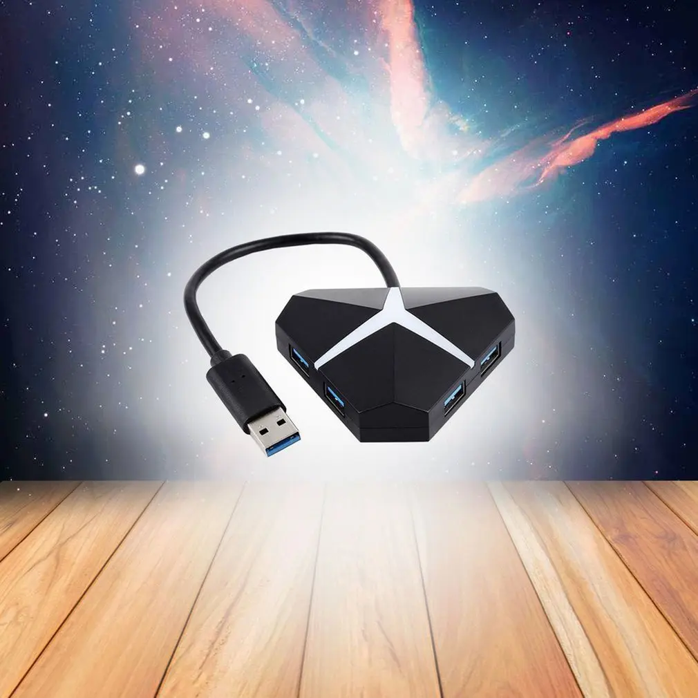 5 Гбит/с супер скорость 4 порта USB 3,0 концентратор адаптер Длина кабеля: около 20 см