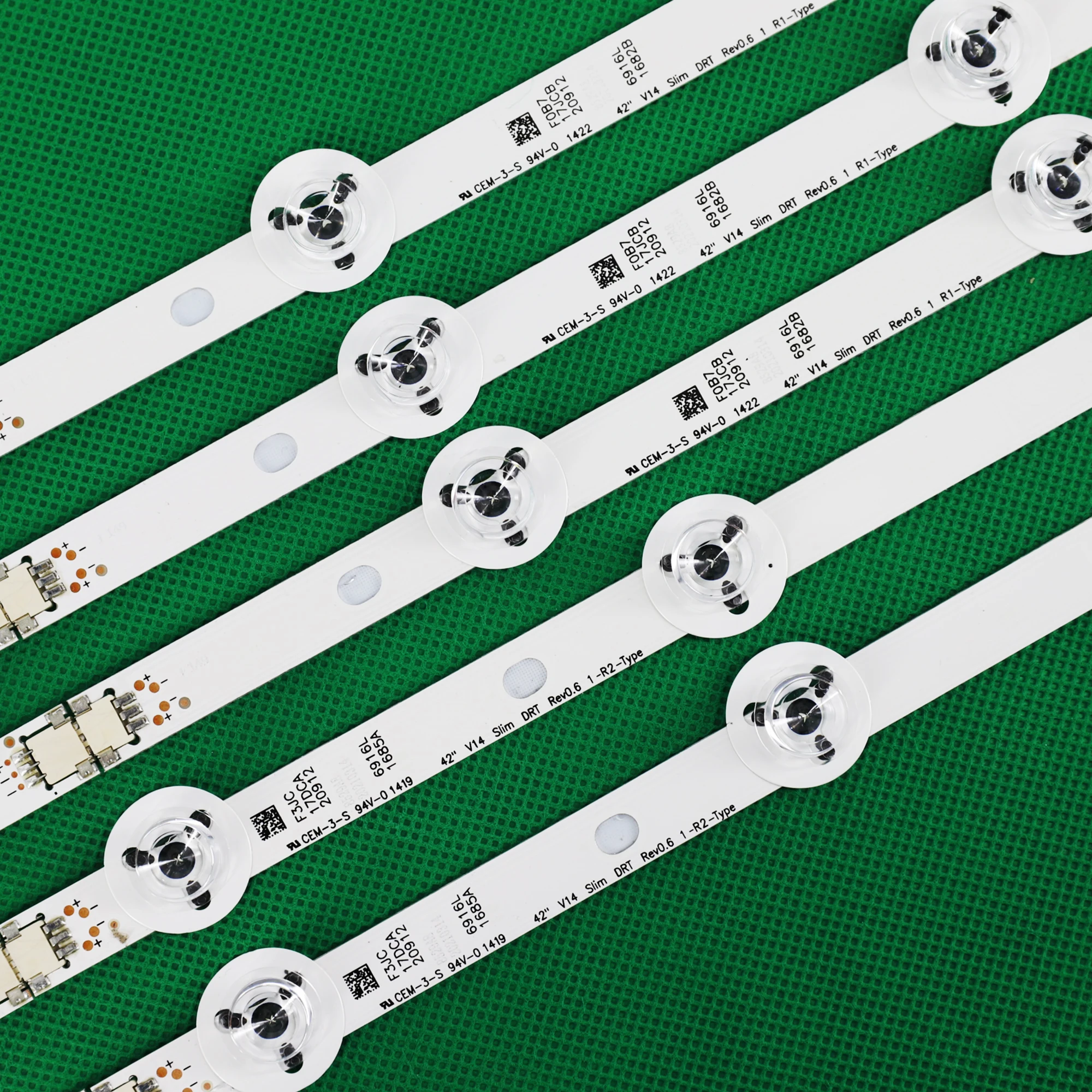 Tira de Luz de Fundo Led para lg 10 Pcs 42lb680v 42lb690v 42lb670v 42lb671v 42lb673v 42lb675v 42lb700v 42lb730v 42lb731v Lc420duh pg f1 - Imagem 2