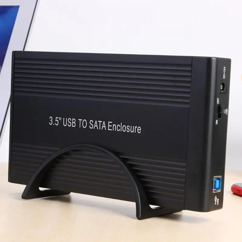3,5 дюймов 6 T/8 T чехол для жесткого диска SATA для USB 3,0/2,0 адаптер США/ЕС внешний корпус для жесткого диска алюминиевый высокоскоростной чехол для жесткого диска