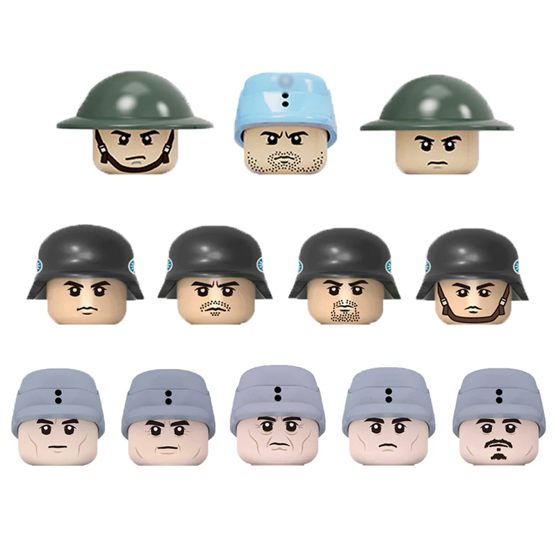 Детские игрушки 2 мировая война военные строительные блоки фигурки армия