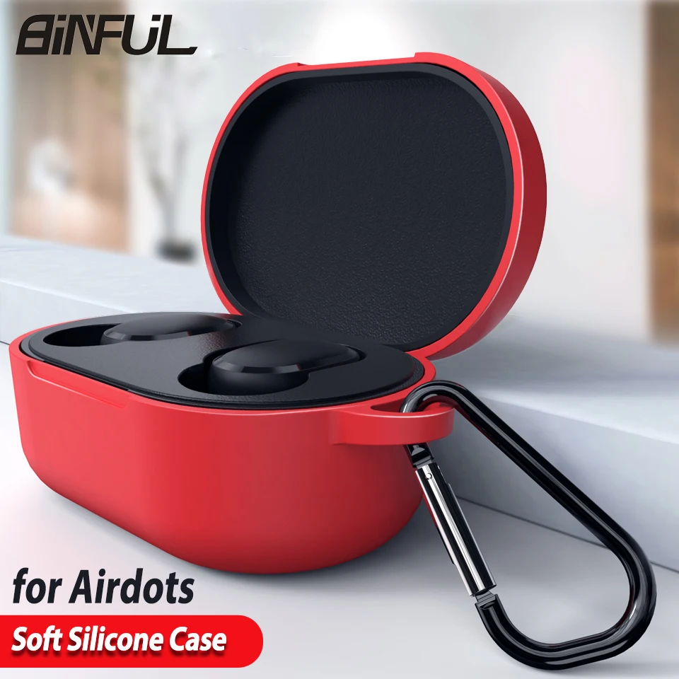 Чехол для Xio mi Red Airdots жидкий силиконовый чехол мягкий ТПУ защитный Air Dots Airdot защиты
