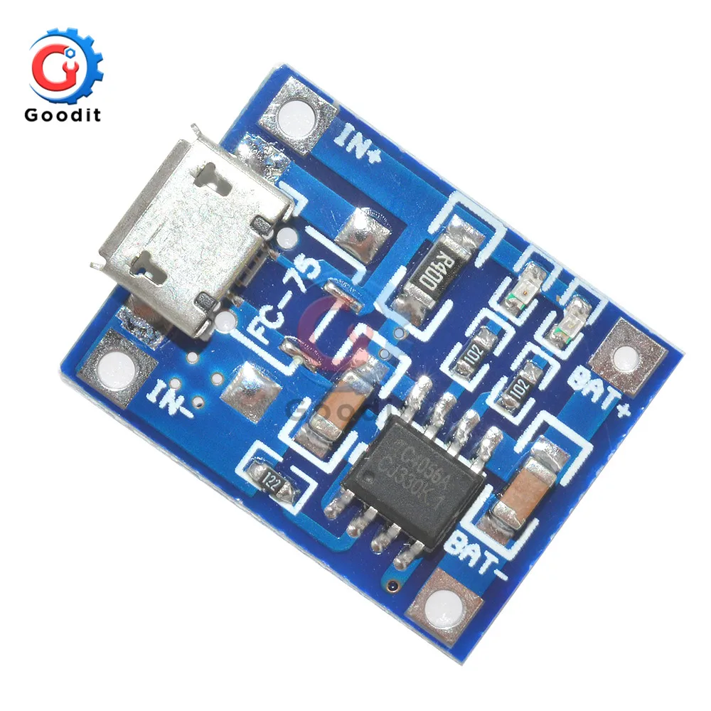 

5PCS TP4056 5V 1A Mini Micro Interface USB Lithium Battery Charging Board DIY Charger Module USB Charging Lithium Battery Board