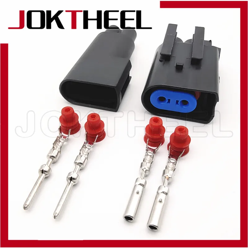 1/5/10/20 sets delphi 2 Pin way male female auto motor car engine Lamp Socket wire connector Sensor plug DJ7022Q-1.5-11/21 | Обустройство