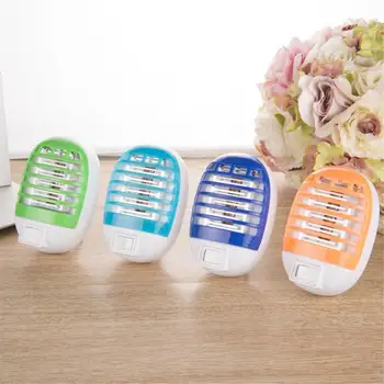 

New Electric Mini Mosquito Lamp LED Mosquito Repeller Killing Fly Bug Insect Trap Night Lamp Killer Zapper 220V EU/US Socket Use