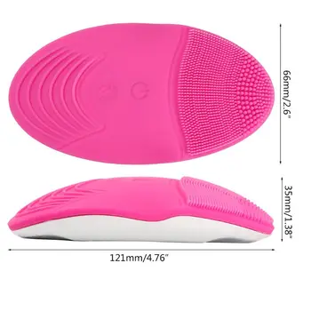 

Mini Electric Facial Cleaning Massage Brush Washing Machine Silicone Face Skin Care Cleanser