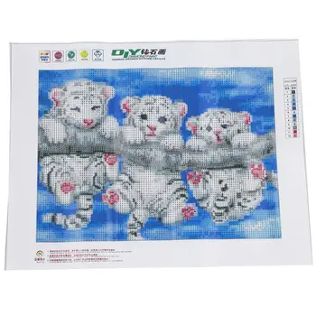 

Three Tigers Baby 5D Diamond DIY Painting Crafts 44x34cm
