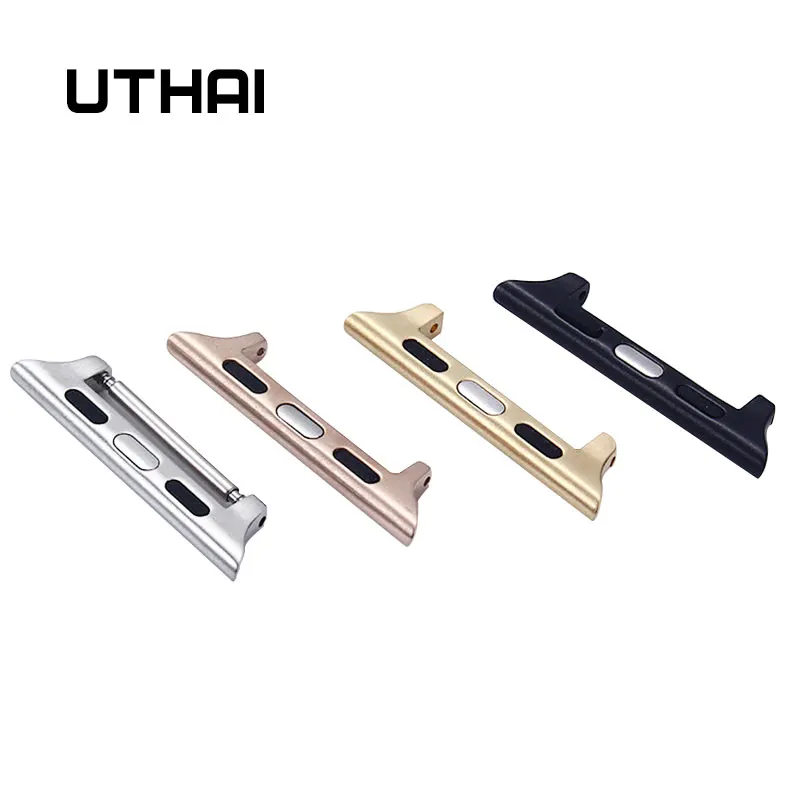 Адаптер разъема UTHAI A14 для Apple Watch band watch 4 3 5 iwatch ремешок 42 мм/38 мм 44 мм/40 бесшовный