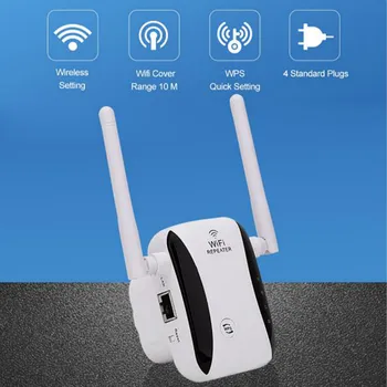 

Wireless Wifi Repeater Wifi Range Extender Router Wi-Fi Signal Amplifier 300Mbps WiFi Booster 2.4G Wi Fi Ultraboost Access Point