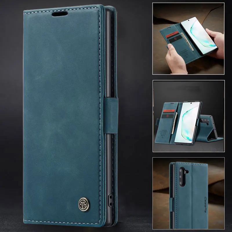 

Luxury Leather Flip Case For Samsung Galaxy Note 10 Plus Cover Card Wallet Protector For Samsung Note 10 Pro 5G Coque Note10+