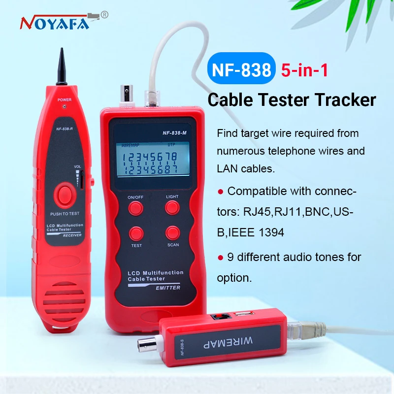 Industrial & Scientific Multimeter Tester kit NF868W Cable Tester