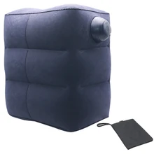 3-Слои сжатия надувной туристический коврик из ПВХ с бархатным на открытом воздухе надувная подушка, подушка для путешествий, для езды на велосипеде мульти-Функциональная панель города