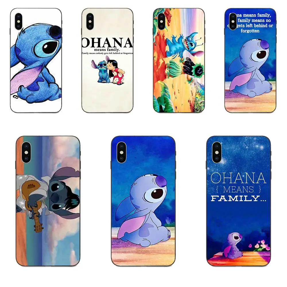 

Soft TPU Mobile Ohana Means Family Lilo Stich For Xiaomi Redmi Note 3 3S 4 4A 4X 5 5A 6 6A 7 7A K20 Plus Pro S2 Y2 Y3