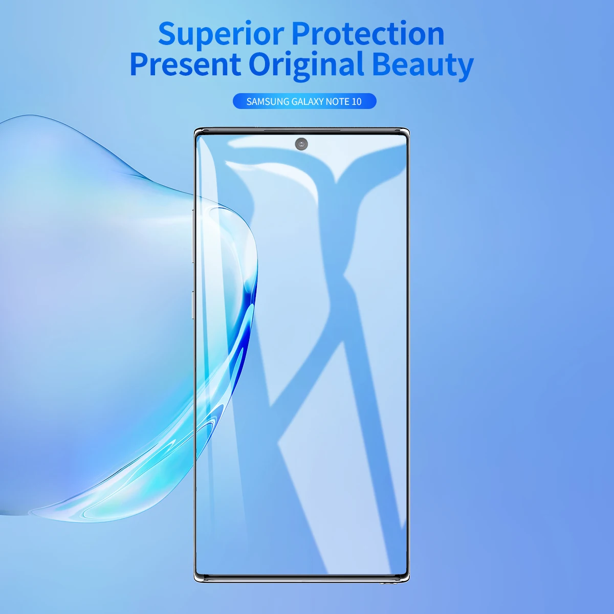 ROCK защита для экрана Гидрогелевая пленка для samsung Galaxy Note 10 pro Защитная мягкая полностью изогнутая гладкая тактильная пленка не стекло
