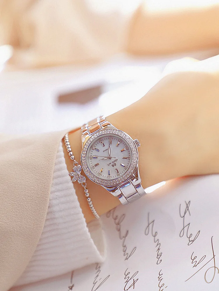 com diamante para mulheres, relógios de pulso