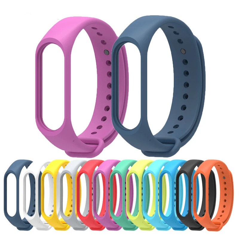 Высококачественный силиконовый ремешок на запястье для Xiaomi Mi Band 4/3 браслета mi 4