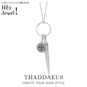 

Charm Necklace Cross & Cone,2020 Spring Brand Fashion Vintage Jewelry Europe 925 Sterling Silver Bijoux Gift For Women Men