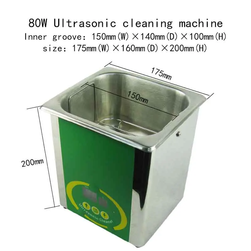 High Quality!!80w Ultrasonic Print Head Cleaning Machine For Inkjet