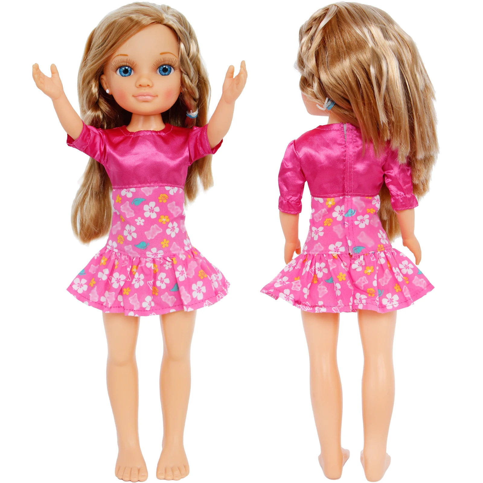 Vestido de muñeca de moda, estilo mixto, ropa informal diaria