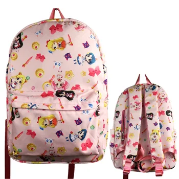 

Sailor Moon Cartoon Backpack Anime Cosplay Schoolbag Bookbags Women Fashion Cute Shoulders Bags