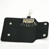 PU Leather Keychain Men Women Key Holder Organizer Pouch Split Car Key Wallet Housekeeper Key Case Mini Card Bag Wallet Cover 6