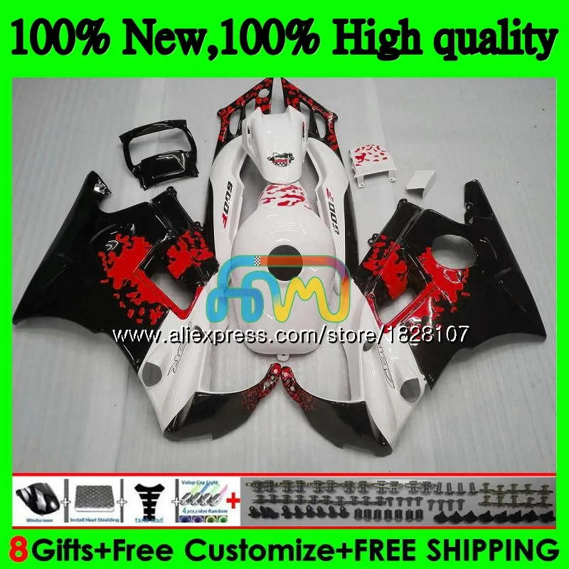 600CC обтекатель для HONDA CBR600F3 CBR 600 FS 600F3 600FS 3BS. 200 CBR600 F3 91 92 93 94 1991 1992 1993 1994 комплект+ майка в стиле «граффити» красного цвета