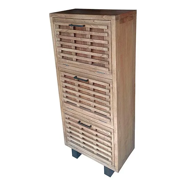 Полка для обуви Persa industrial Mindi wood (130x55x30 см) |