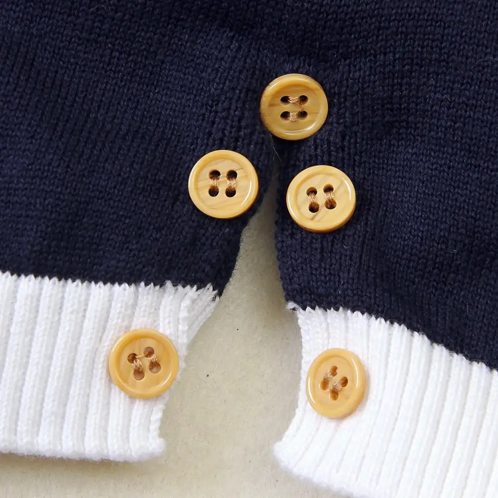 Baby Rompers Summer Fashion Gentlemen Style Toddler Boys Jumpsuit Pajamas Knitted Newborn One Piece Clothes Infant Bebes Costume