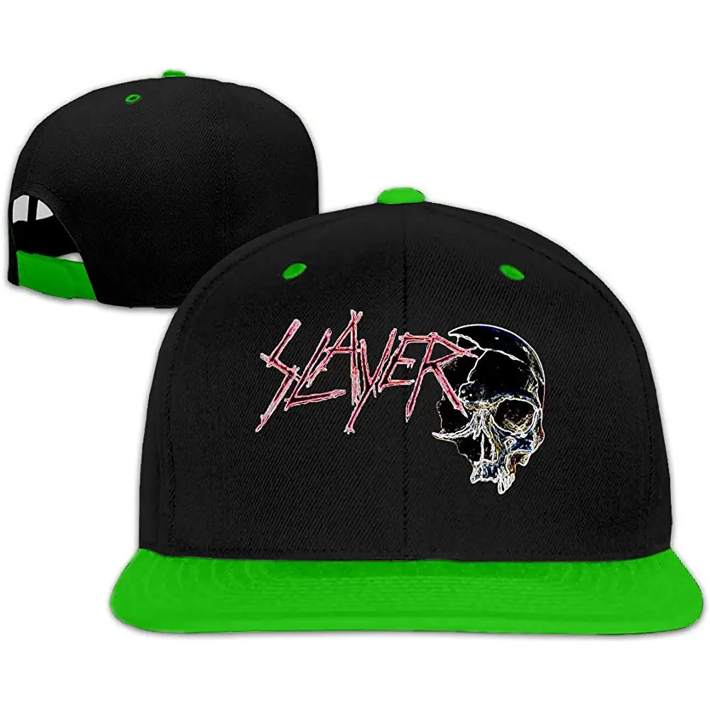 Группа Slayer Логотип музыкальной группы хип-хоп классная бейсболка белая Регулируемая простая шляпа