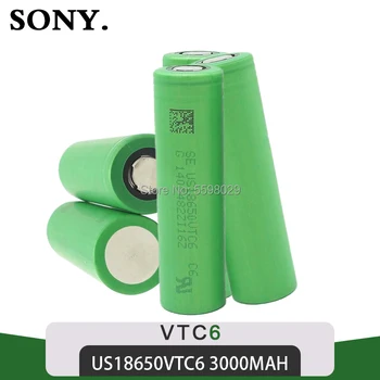 

Sony 100% original VTC6 3.7V 3000mAh rechargeable Li-ion battery 18650 US18650VTC6 toys tools flashligh