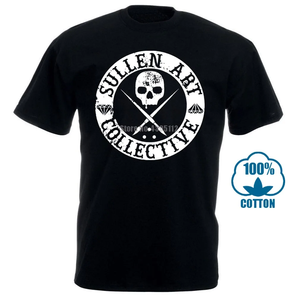 Sullen Clothing Daniel Rocha Art Collective Mens T Shirt Black 011354 | Мужская одежда