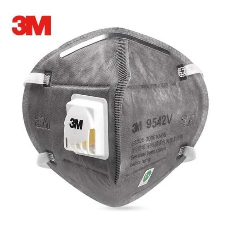 

Top Quality 3M N95 9542V 9042V Dust Mask With Valve Protective FFP2 Face Masks with Self-priming Filter Dustproof Ready to Ship