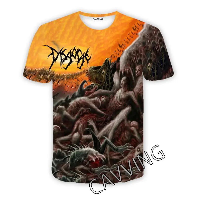 CAVVING 3D Printed  DISGORGE ROCK  Casual T-shirts  Hip Hop Tee Shirts Harajuku Styles Tops Clothing for Men/women 2