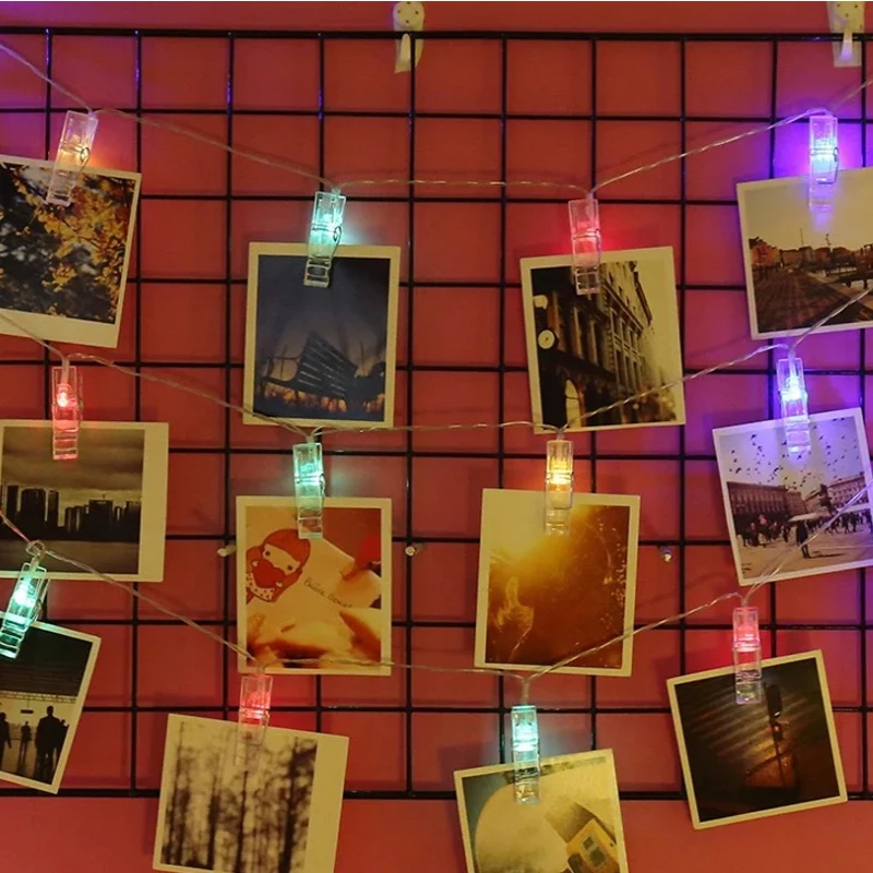 Bedroom A living room LED Photo Clip lamp Photo wall transparent String Lamp string light-emitting diode Decorative lamp Bedroom A living room LED Photo Clip lamp Photo wall transparent String Lamp string light-emitting diode Decorative lamp
