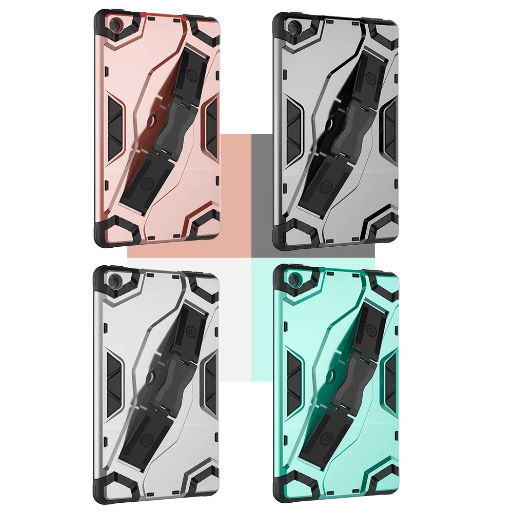 

For Amazon Fire 7 9th Generation 2019 Sturdy pc Solid Clear TPU Shock-proof Case Cover tablet protective case for For Kindle