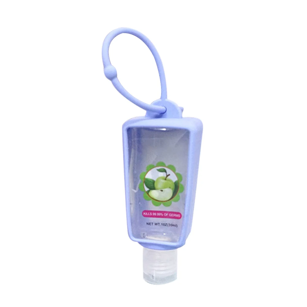 3Pcs Silicone Hanging Protective Case Bottle Holder for 30ml Hand Sanitizer