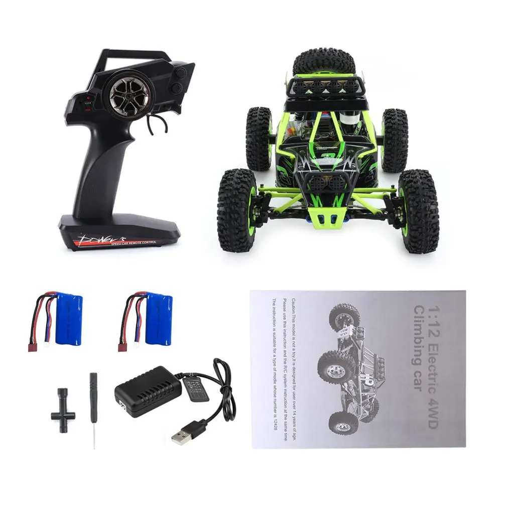 

Wltoys XKS 1/12 2.4G 4WD High Speed Electric Brushed Crawler Desert Truck RC Offroad Buggy Vehicle with LED Light